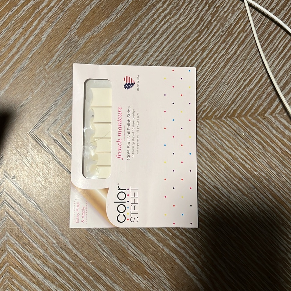 Color Street French Manicure New Unopened